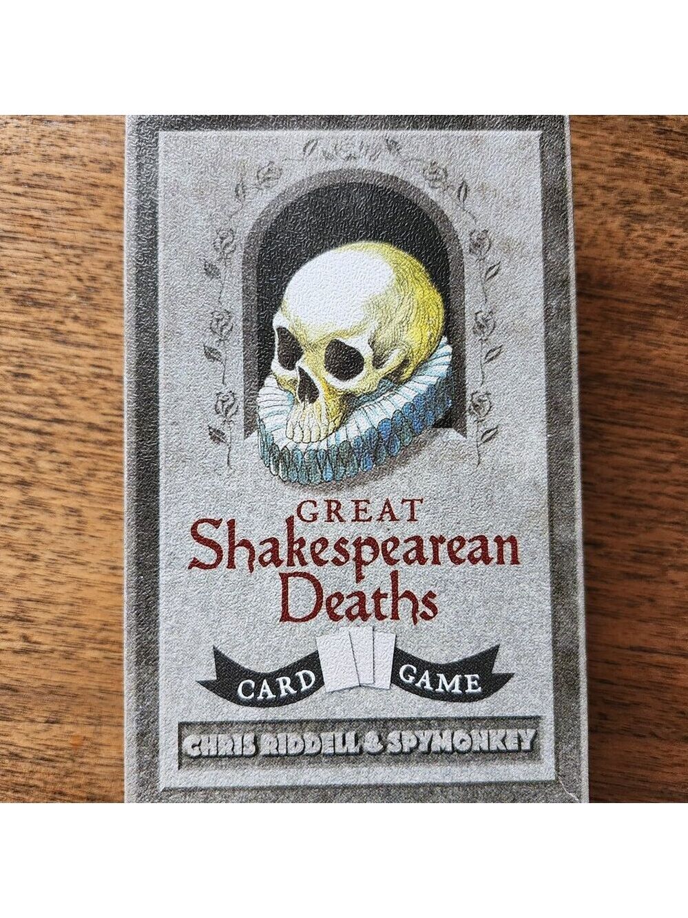 Great Shakespearean Deaths: Card Game (2016) COMPLETE Spymonkey Chronicle Books